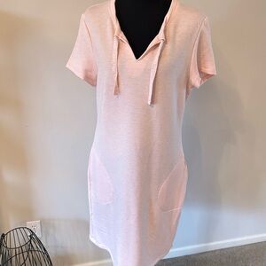 Calvin Klein Pale Pink T-Shirt Dress